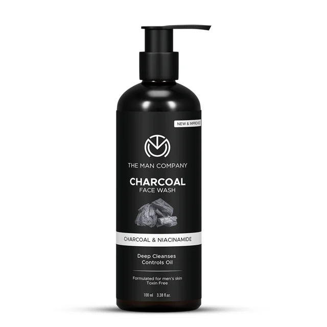 Charcoal Face Wash for Men – Charcoal & Niacinamide